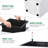 30 Inch Tall Rectangular Planters Set of 2, with Drainage Holes&Water Level Monitor&Wheels-1842174519