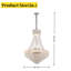 Luxueux lustre en cristal K9 de 36 po à un niveau, luminaire câblé à 14 lumières DEL pour salle à manger, vestibule et salon
