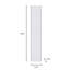 Armoire de rangement murale moderne flottante pour salle de bain Cabinetideal pour petits espaces