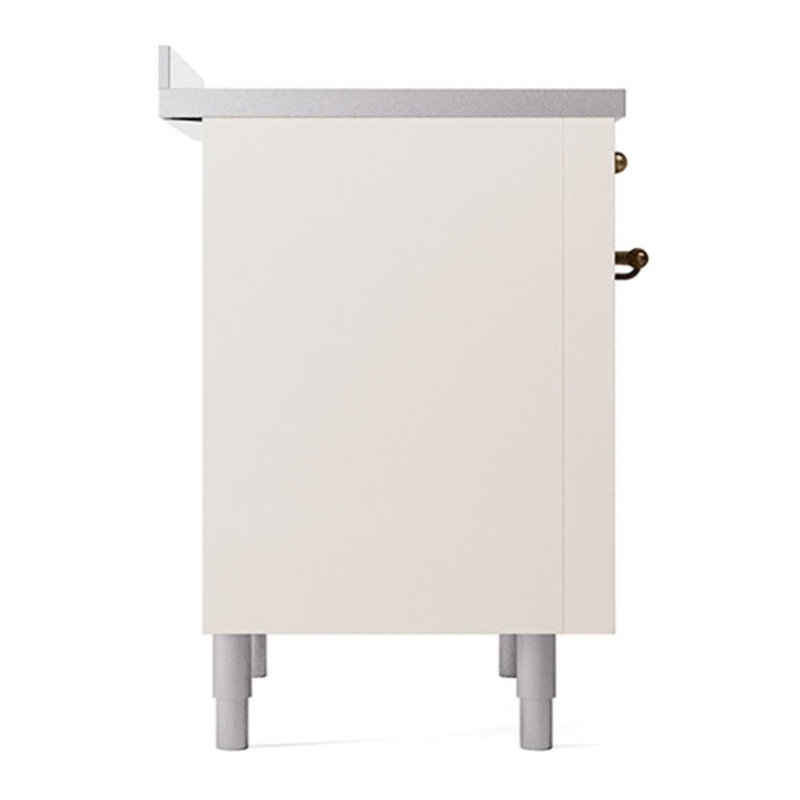 ILVE Nostalgie II 36 in Induction Range, Antique White/Bronze
