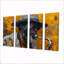 Gris, jaune, musique, Harlem Blues, saxophone I - ensemble d'art mural musicien-403216539