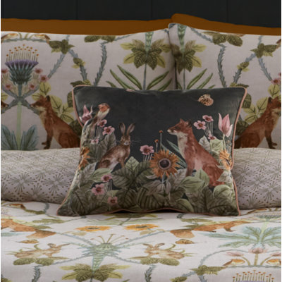 Foxdale Floral Square Throw Cushion