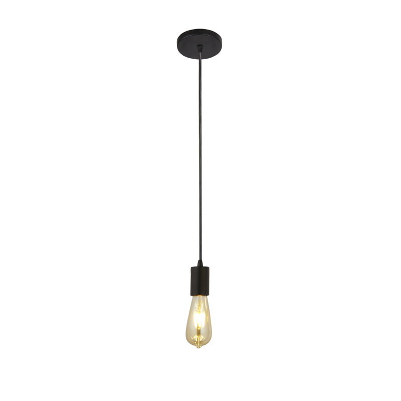 Alondra 1 - Light Black Bulb Pendant