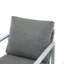 Méridienne en aluminium avec détails élégants en corde et coussins confortables-1194427906