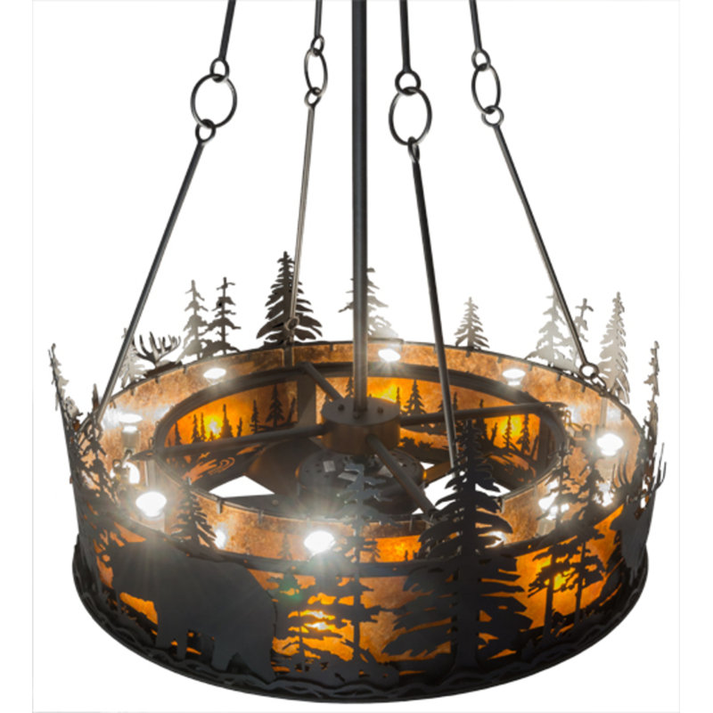 Tall Pines Downrod Ceiling Fan