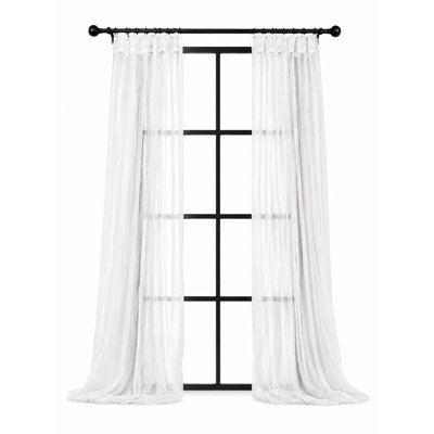 Baltej Semi Sheer Curtain Single Panel