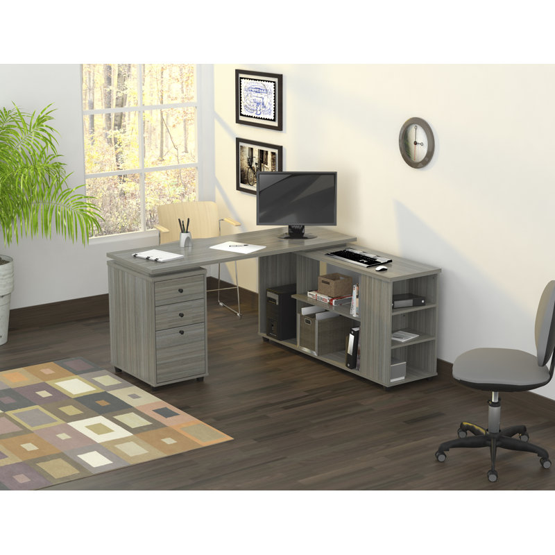 Windsor L-Shaped Computer Desk