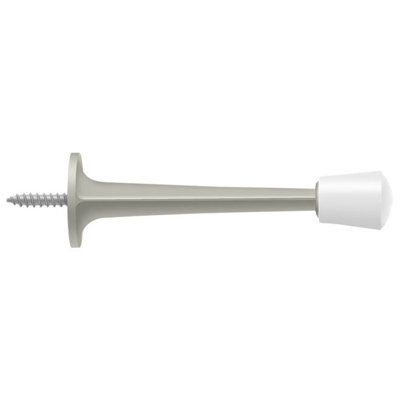 Tour de porte de plinthe Deltana ZBDS30U15, zinc moulé sous pression, nickel brossé