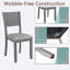 Ensemble de 4 chaises d'appoint