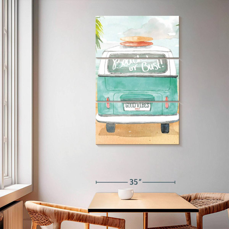 Mehar Surfs Up I, 65" H x 42" W