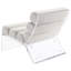 Chaise rembourrée en acrylique Freeman Boucle-306300254