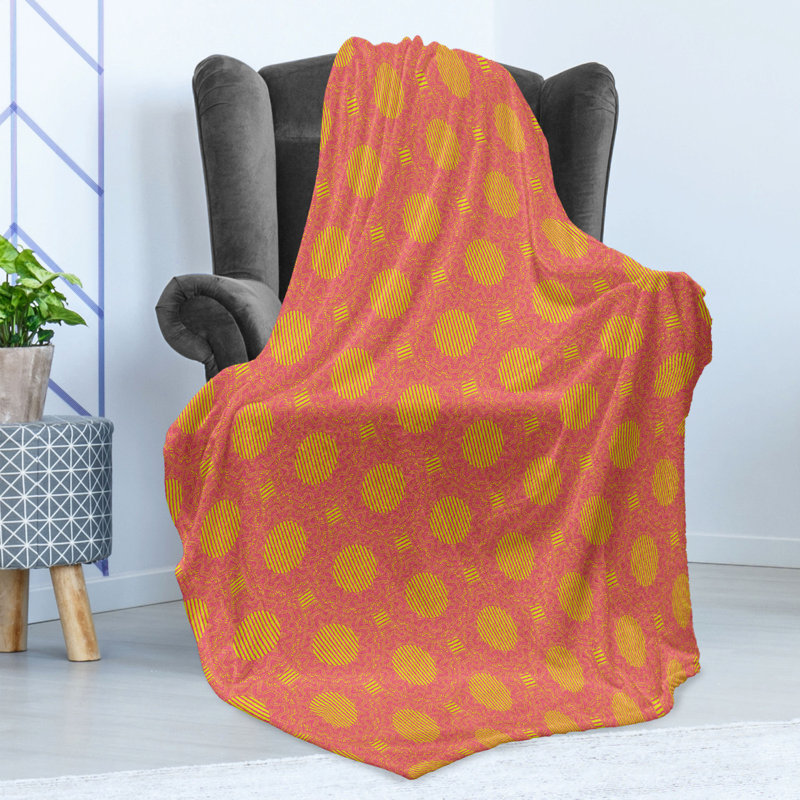 Hand Woven Throw Blanket, 50" W x 60" L