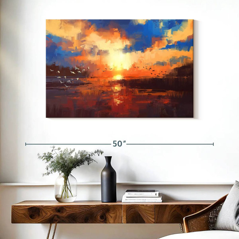Alvord Sublime Sunset, H 26 po x l 39 po