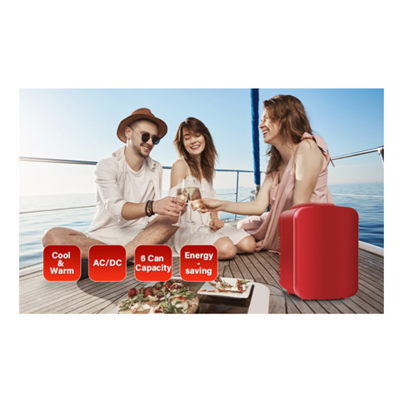 Le mini réfrigérateur, le réfrigérateur portatif 4L / 6 canettes et le petit réfrigérateur sans fréon offrent un rangement compact pour les soins de la peau, les boissons, les aliments et les cosmétiques