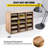 VEVOR Manufactured Wood 27 Compartment Mailroom Table Accessory-83378821