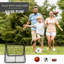 HOMCOM Metal Football Net