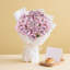 12PCS Fleurs artificielles roses en soie-404937730