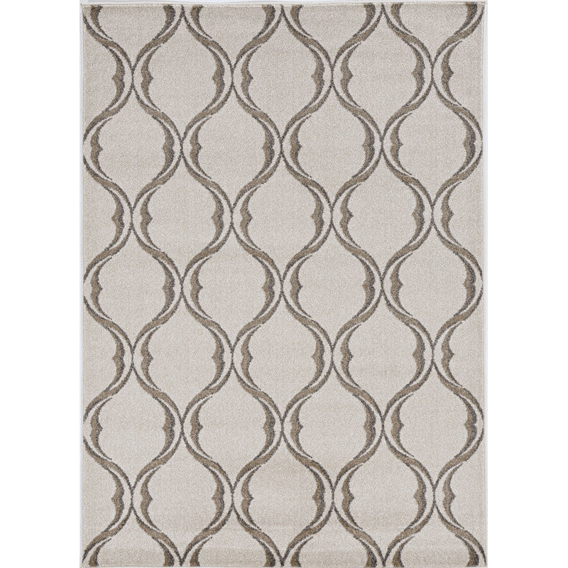Geometric Indoor / Outdoor Rug, Rectangle 7'7" x 10'10"