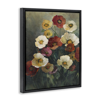 Cadre flottant Poppies at Dawn, conception par Carol Robinson