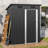 2.46' W X 1.82' D X 5.94'H Galvanized Steel Storage Shed-91027562