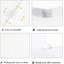 Rangement pour 8 cubes, étagère de rangement pour garde-robe, étagère à bibliothèque, tablettes de rangement empilables pour placard, chambre à coucher, maison, bureau, blanc