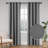Huseman Soft Cotton Feel Twill 100% Blackout Curtain Pair（2 panels)-968185085-968184963