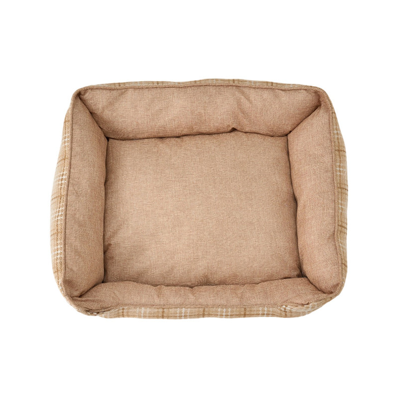 Pet Bed, Khaki, 13cm H x 50cm W x 40cm D
