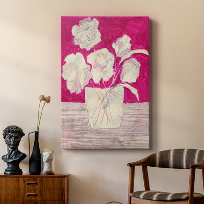 Fuchsia Arrangement I - Gallery Cavas