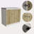 Rectangle 2-Door Utility Sink And Cabinet-823438545