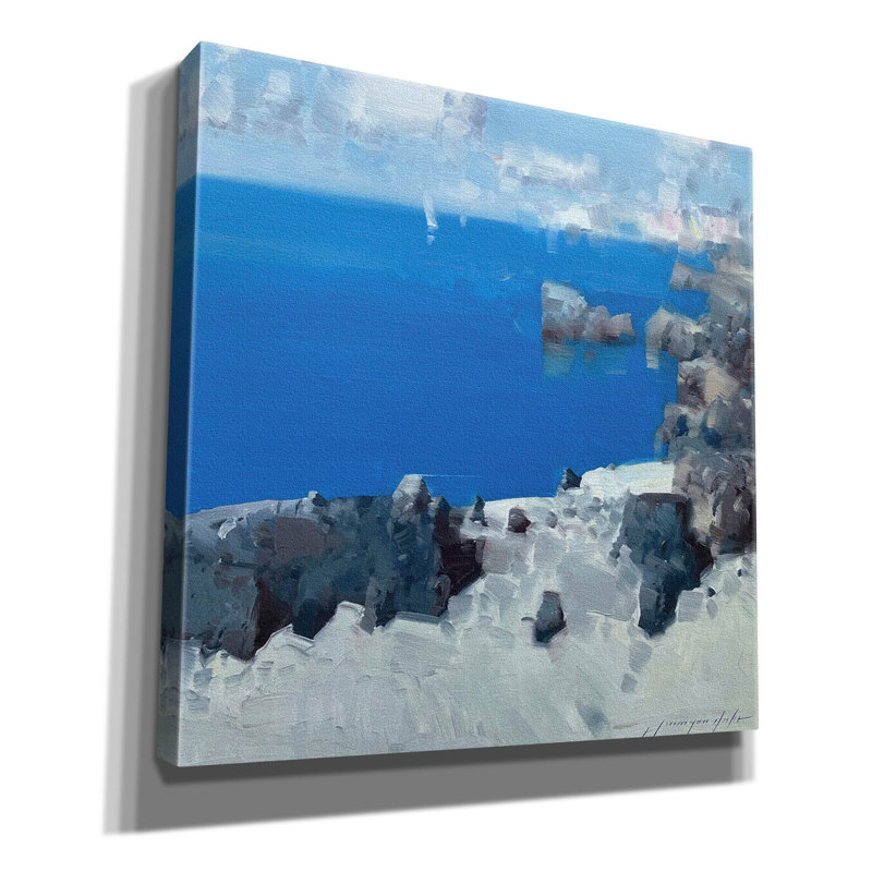 «Seashore» par Vahe Yeremyan, art mural sur toile, H 37 po x l 37 po x P 1,5 po
