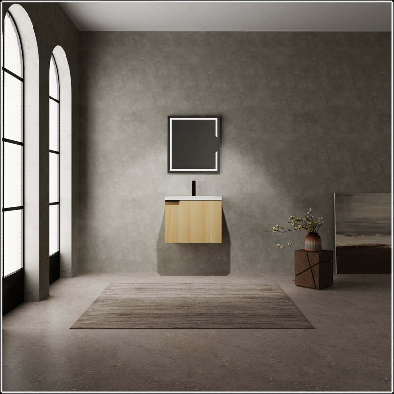 Ensemble de meuble-lavabo de salle de bain 24 po pour grand espace, ensemble d'armoires de salle de bain moderne, ensemble d'armoires de salle de bain (composable)