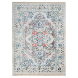 Crayton MACHINE MADE POLYESTER AREA RUGS  - Multicolor, Oriental Design, Area Rugs for Living Room, Bed Room