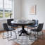 Chaises rétro en métal suède 4 pièces-684938603