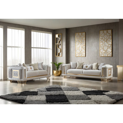Heimtraud 2 - Piece Velvet Living Room Set by Everly Quinn