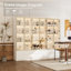 Armoire à vin avec porte en verre Modern Lighting - éclairage DEL, 6 tiroirs