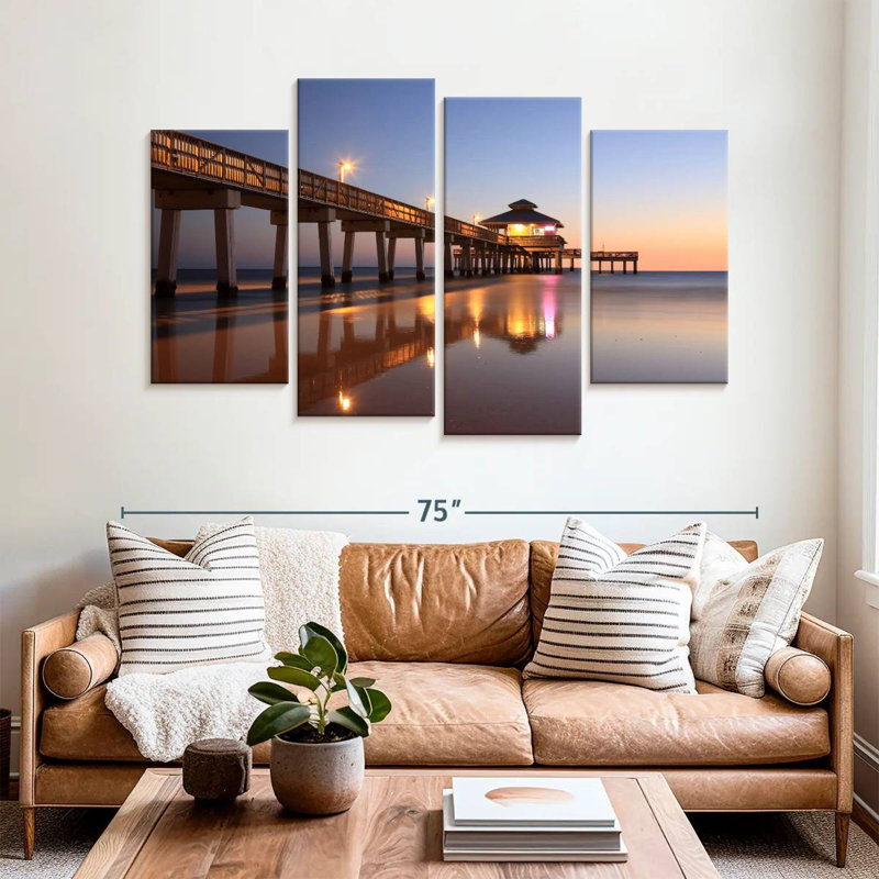 Nicci Myers Beach Boardwalk, H 22 po x l 36 po