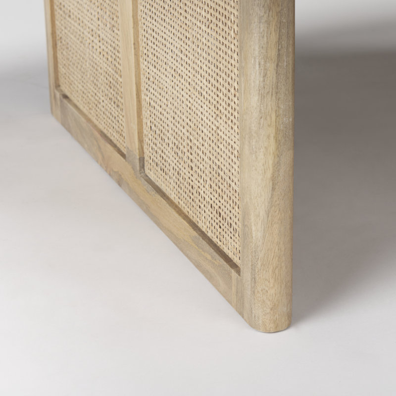 Solid Wood Coffee Table, Light Brown