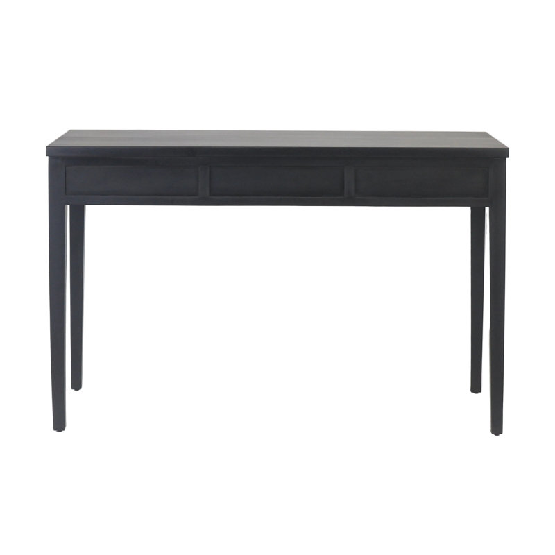 Martian Solid Wood Desk with Black Stain