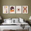 "Boho Moon Phases And Mountain Illustration Relax", 4 pièces-101520116-101520121