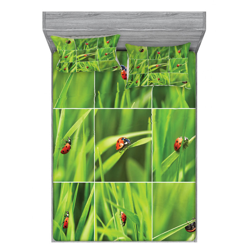 Microfiber Sheet Set, Full Sheet Set with Fitted Sheet