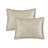 Luxury Tan Ivory Bedding Sets, Polyester Jacquard, Modern Elegance For Home