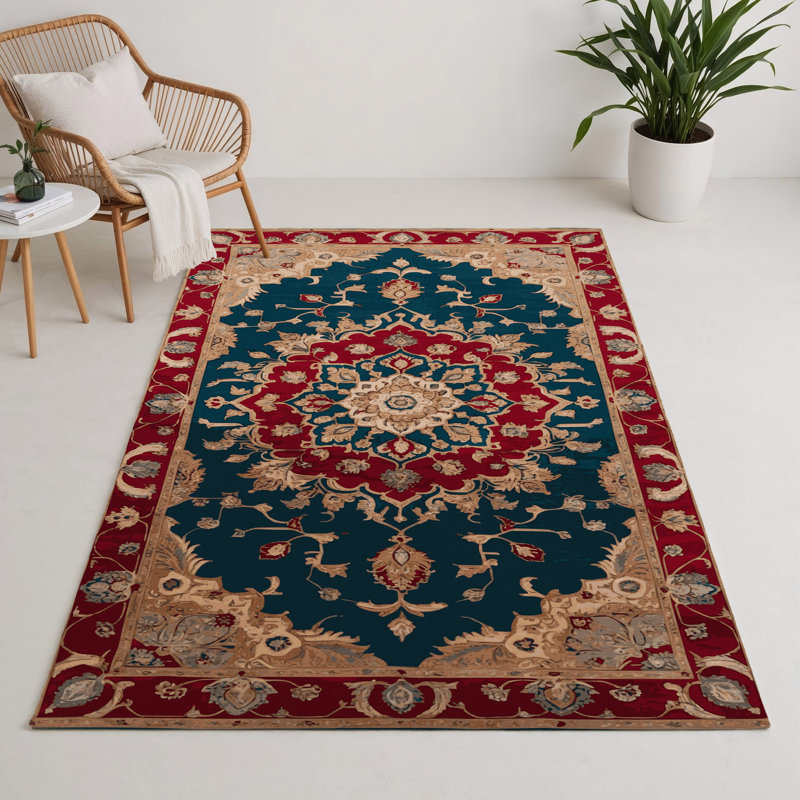 Tapis d'intérieur et d'extérieur Tabriz, Rectangle 5 pi x 7 pi