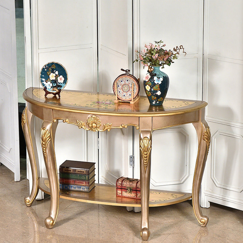 Console demi-cercle Champagne