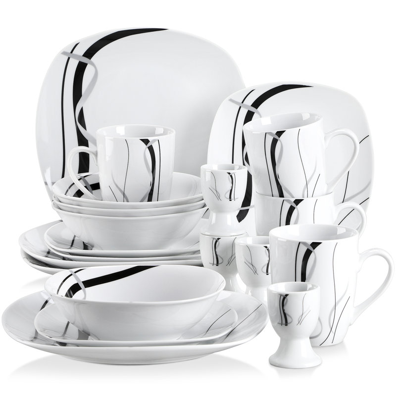 20 Piece Dinnerware Set, Service for 4 