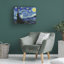 Art mural sur toile tendue - Vincent Van Gogh «Starry Night», décoration murale pour le salon, la chambre à coucher ou le bureau - 35 x 47-1375240172-1375240162-1375240175