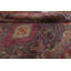 Tapis traditionnel bleu marine à motif floral 10 x 13