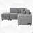 Cassan Upholstered L-Shaped Sectional Left Hand Facing-560008784