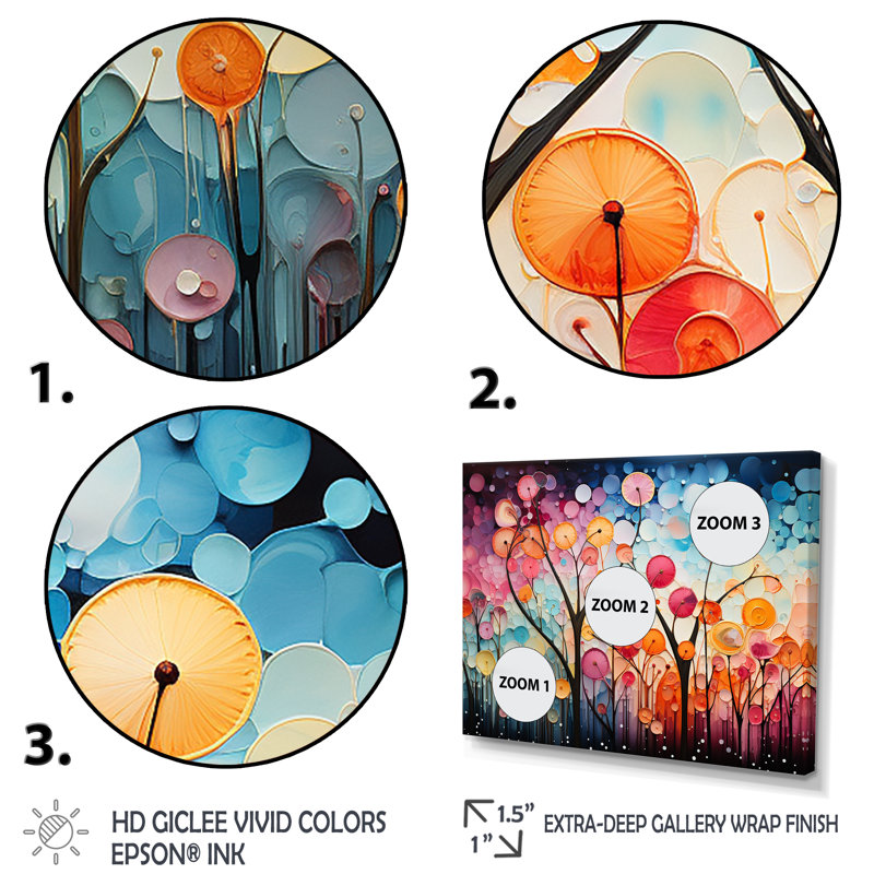 Radiant Cascade chromatique - Collages abstraits, art mural, H 16 po x l 32 po x P 1 po, Cadre flottant noir