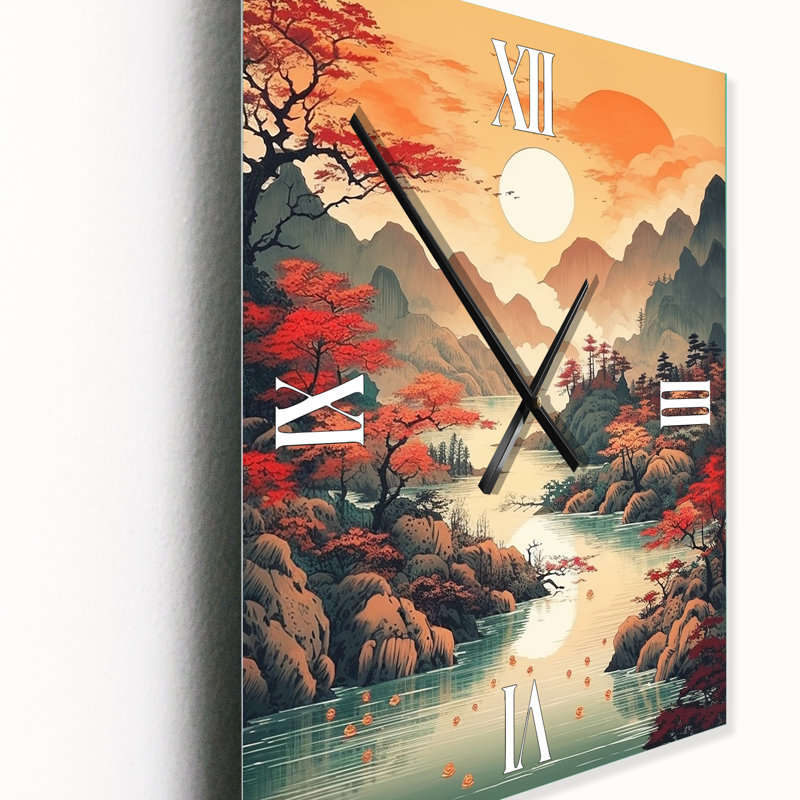Horloge murale Jakaree - Japon, H 40 po x l 30 po x P 1 po