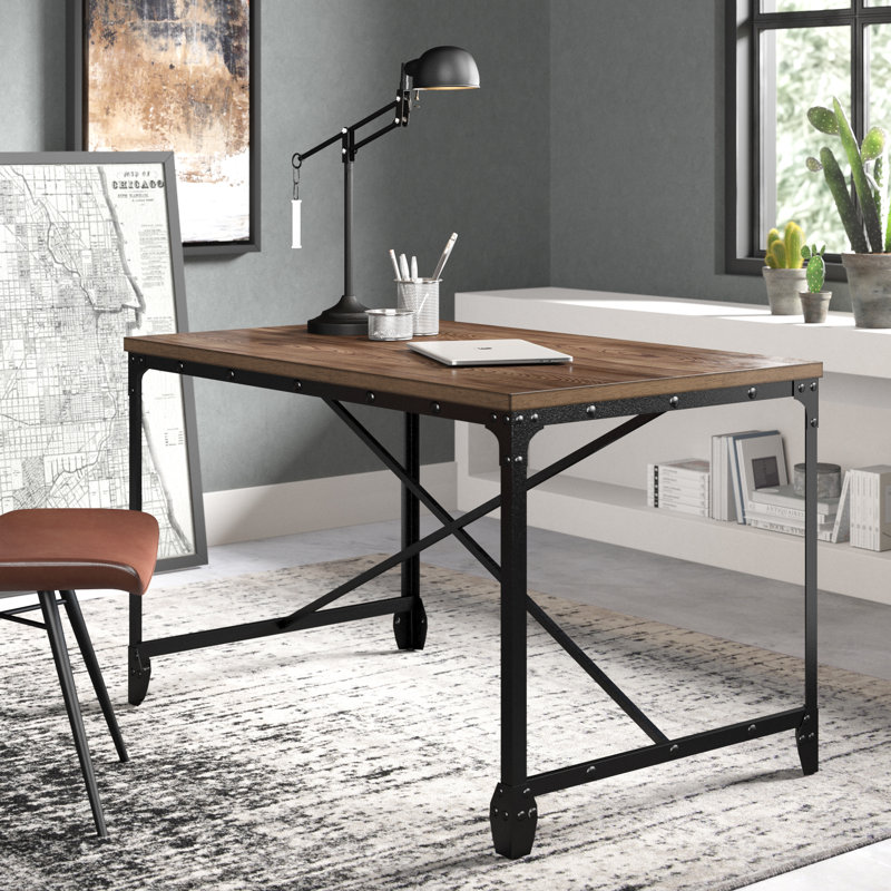 Metal Base Writing Desk